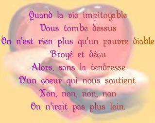 LA TENDRESSE